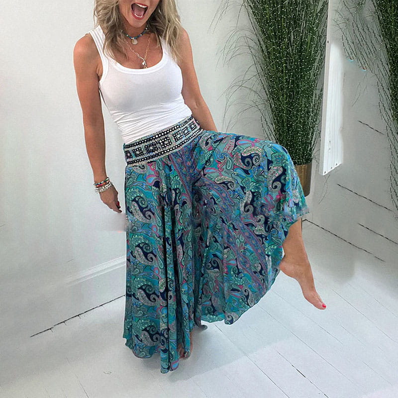 Reagan | Pantaloni boho chic leggeri